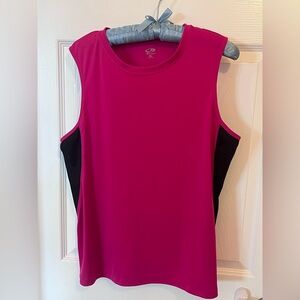 Champion Pink and Black Women’s Sleeveless Sports Top XL